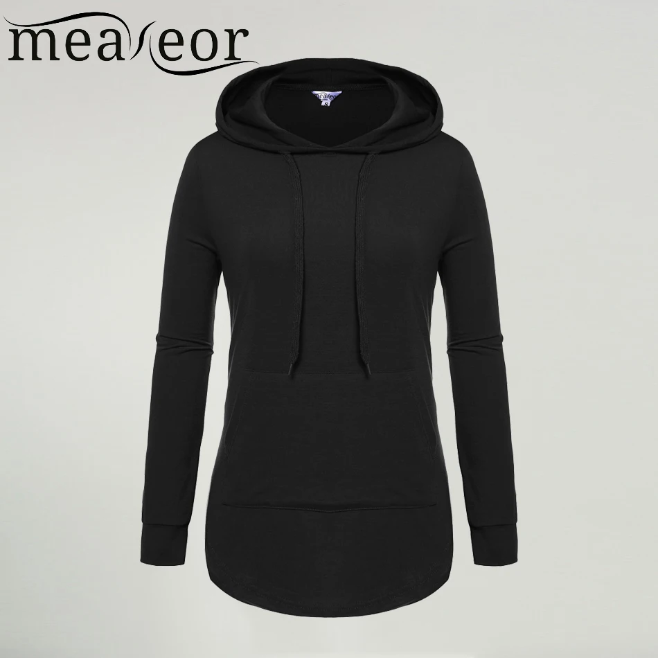 Meaneor/Женская толстовка с длинным рукавом Повседневная Толстовка на зиму и весну
