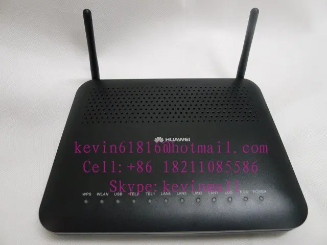 Секундная стрелка 90 pecent Хуа Вэй HG8245 Gpon терминал с 4GE+ 2 речевые порты "блок управления, беспроводной ONU английский интерфейс настройки
