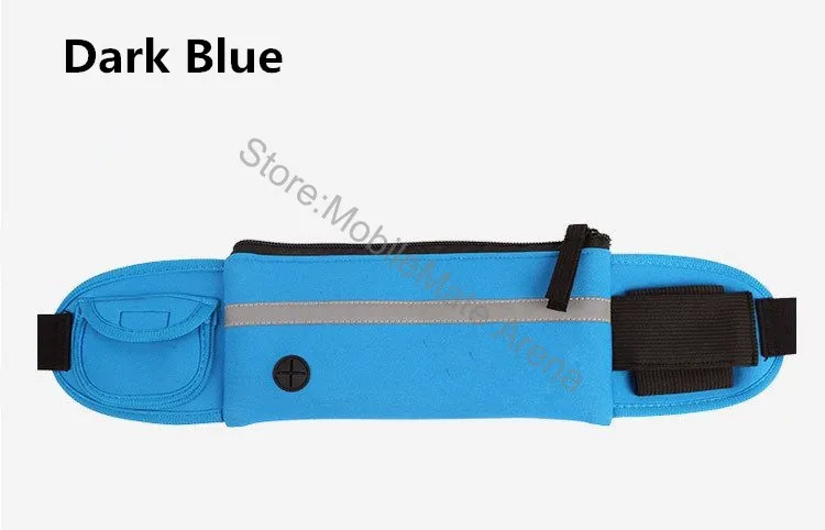 Dark Blue Для iphone x 8 plus 7/xiaomi redmi note 4x 4a mi a1/samsung galaxy note 8 s8 чехол для телефона чехол аксессуар пояс с застежкой Бег чехол - Цвет: Dark Blue