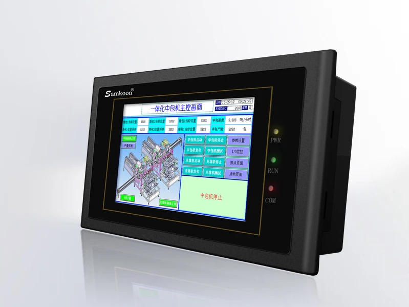 touch screen HMI TP touch screen new brand Samkoon 10 inch for industrial PLC with RS232+ USB+touch panel SK-102HE