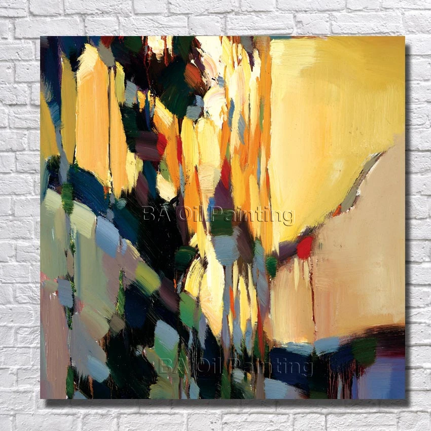 Cheap Abstract Wall Art Home Decoration Handpainted Oil Painting Picture No Frame 1 Piece Modern