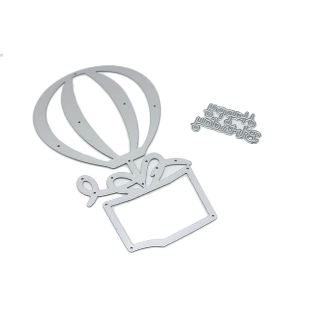 balloon metal stencils diy scrapbooking decorative craft dies card