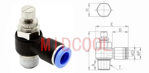 Быстрый разъем SC6-03 нить герметизирующая ptfe-лента для 3/8 дюймов 6 мм шланг фитинги пневматические компоненты, выпуск воздуха, деталь для соединения