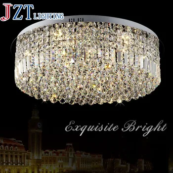 

M E14 bulbs With Remote Switch Crystal Ceiling Lights Luxurious Feelings Romantic Crystal Ball Round Ceiling Lamp Bedroom Lights
