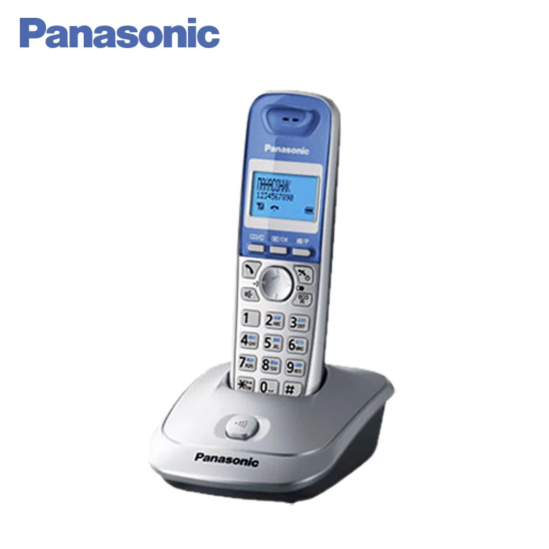 Panasonic KX-TG2511RUS DECT телефон, ЭКО-режим, возможность установки на стене, время/дата на дисплее, голубая подсветка дисплея, Caller ID, кнопка поиска трубки, 10 мелодий звонка, телефонный справочник на 50 записей