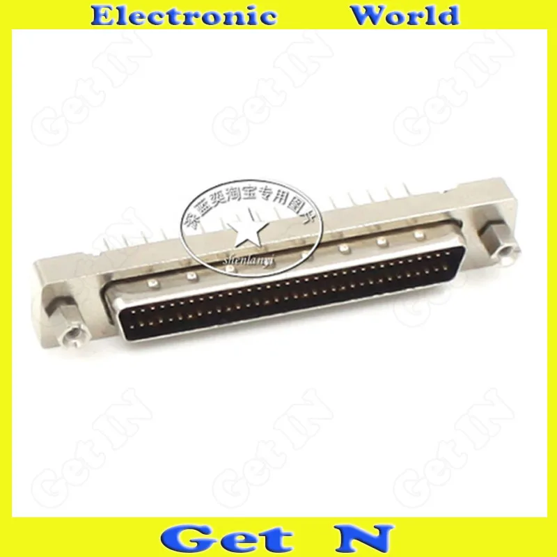 5 шт. MDD68MS-180 SCSI HPDB68 разъем мужской головки прямой ноги адаптер 68PIN PCB плата Контакты Разъем