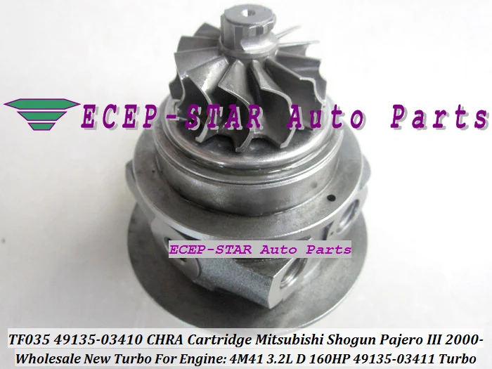 Турбо картридж CHRA Core TF035HL 49135-03411 49135-03410 для Mitsubishi Pajero III 2000-06 Shogun 4M41 3.2L DiD 160HP