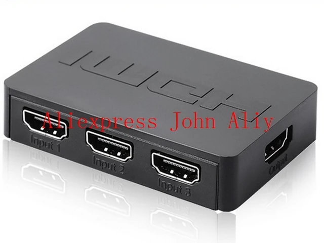 Новое поступление, HDMI сплиттер, 3 порта, концентратор, коробка, автоматический переключатель, 3 в 1, переключатель 3D 1080 p HD 1,4 V