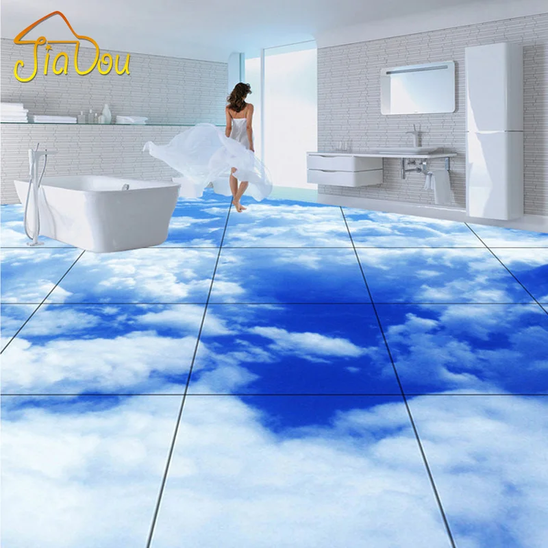 Bathroom Floor Sky Painting Bathroom Floor Sky Painting