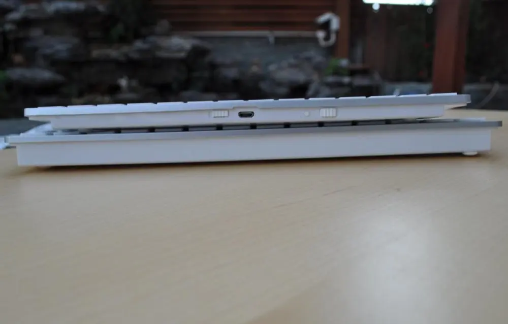 10 дюймов перезаряжаемая 2в1 Bluetooth беспроводная клавиатура для Macbook Mac ipad iphone android windows планшет