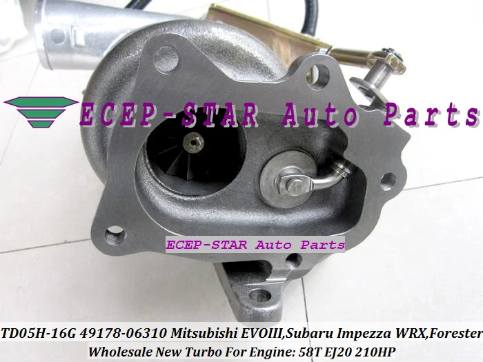 TD05H-16G 49178-06310 Turbo Turbocharger Mitsubishi EVO III Subaru Impezza WRX Forester Engine 58T EJ20 210HP (5)