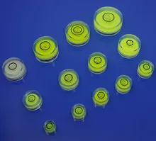 Mini Nivel de Burbuja Circular, herramienta de diagnóstico de caída, Burbuja, Nivel de Burbuja, 8mm x 5,5mm, 10 Uds.