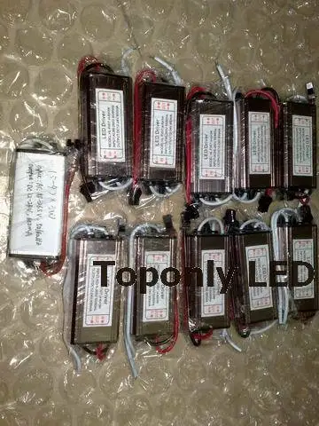 Лидер продаж 18 Вт светодиодный драйвер постоянного тока(4-6)* 3 Вт трансформатор освещения AC85-265V вход DC12-24V 600ma Выход 20 шт./лот
