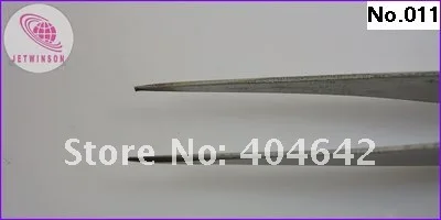 1X Нержавеющая сталь 4,5 дюймов Прямой пинцет пинцеты DIY инструмент Серебряный цвет с бумажной картой пакет