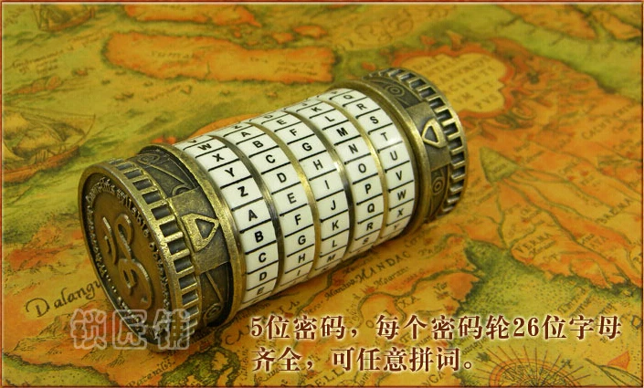 5 алфавитный замок бак камеры подставка Da Vinci кодовый замок комнаты блокирующий замок для реальной жизни Номер esc игры Реквизит
