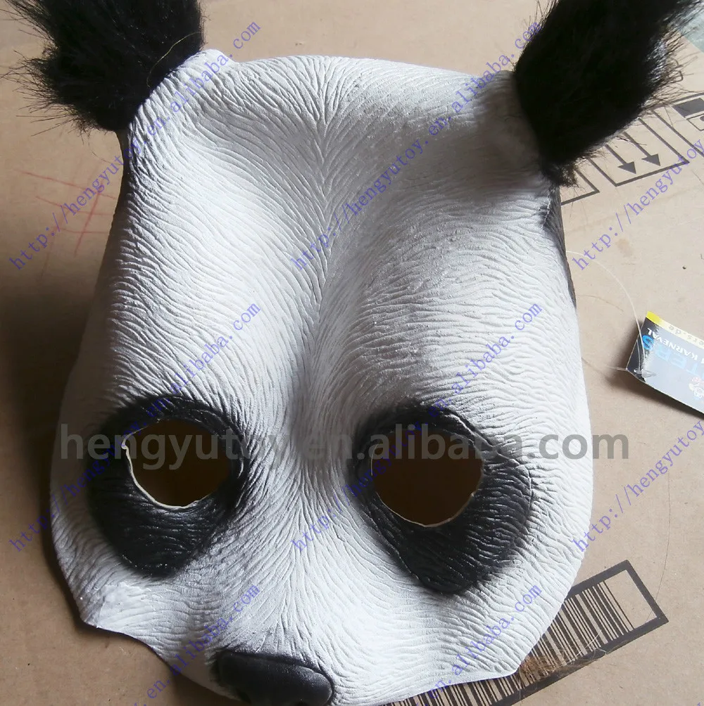 Горячая, маска Cro Panda, стиль, нарядное платье для вечеринки, новинка, латекс
