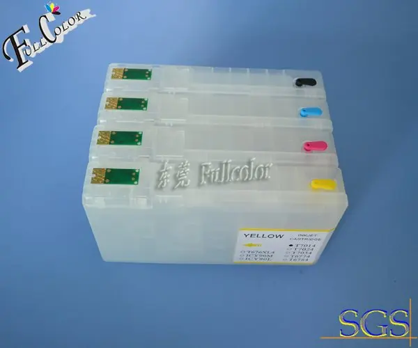 Принтеров для Epson WorkForce Pro wp-4025 DW t7021 T7022 t7023 t7024 чернильный картридж 4 шт. много