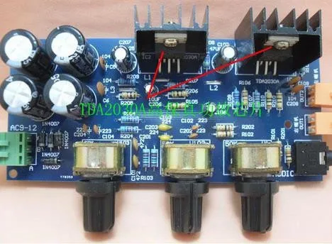 1 шт. TDA2030A усилитель модуль 2,0 DIY комплект Hi-Fi качество двухканальный 2*18 Вт совместимый LM1875