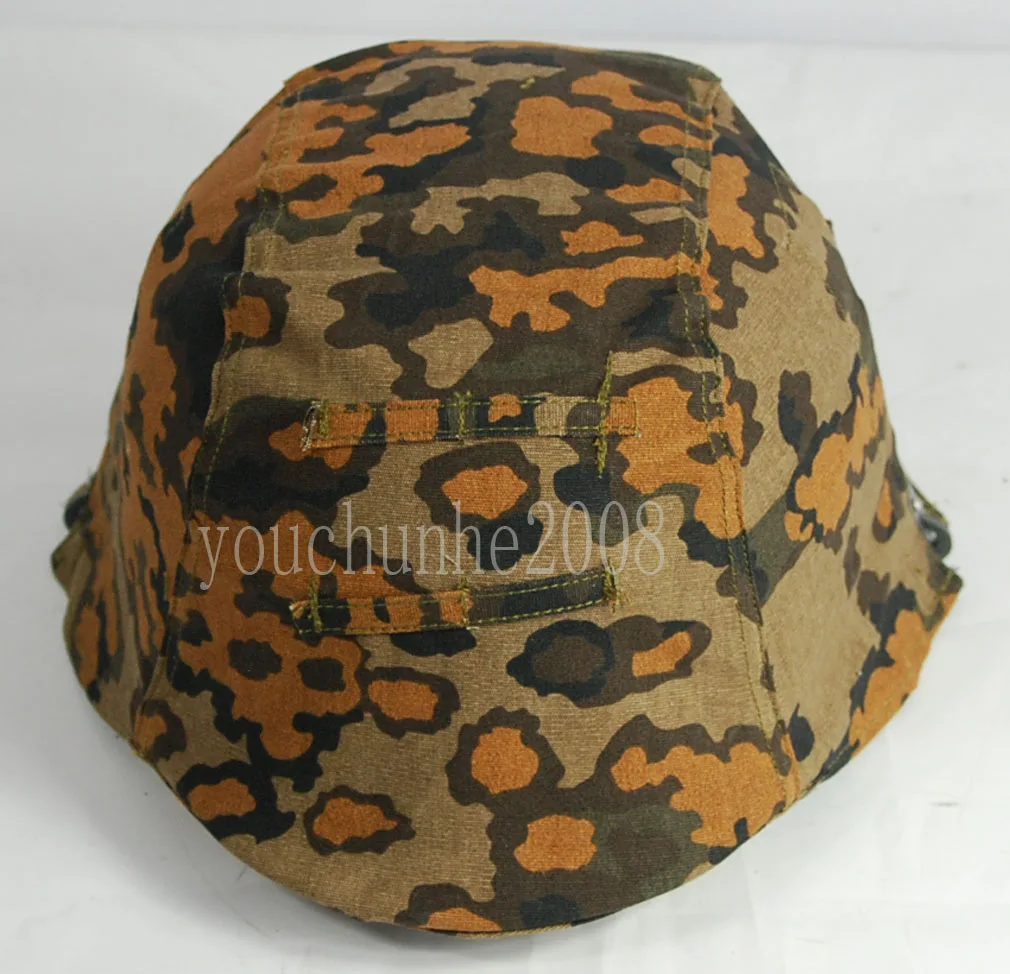 Второй мировой войны немецкий весной и осенью Дуб Camo M35 Реверсивный шлем Крышка-33103