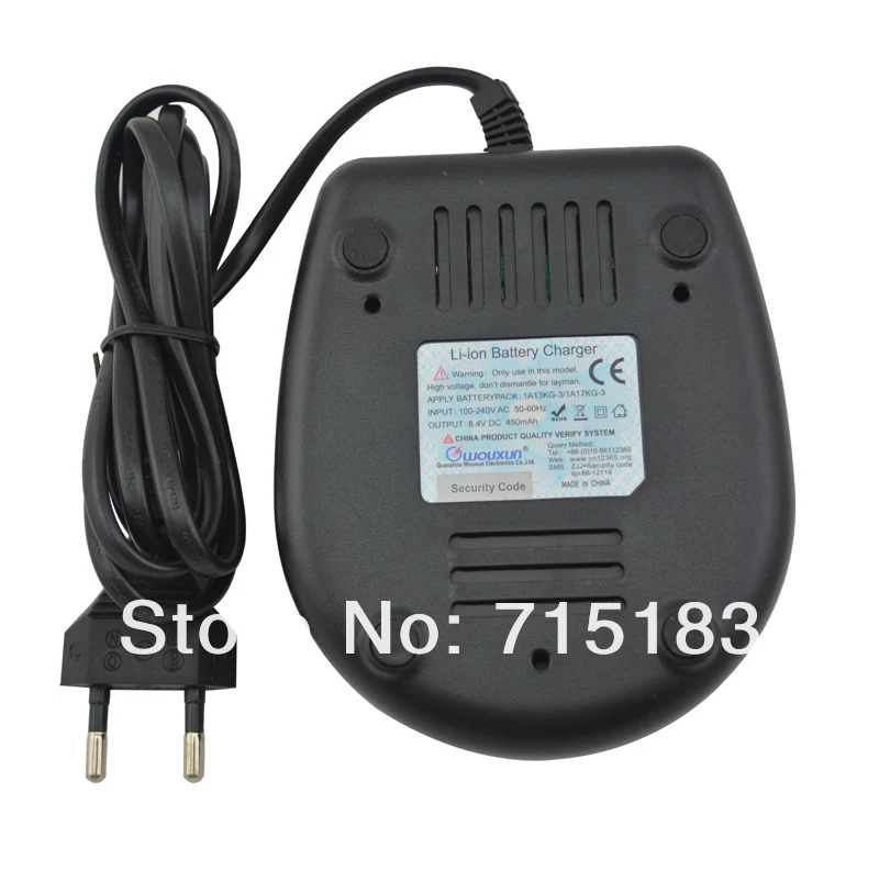 Оригинальный WOUXUN RC14E Li-Ion Зарядное устройство для KG-UV6D кг-689 KG-UVD1P с кабелем переменного тока