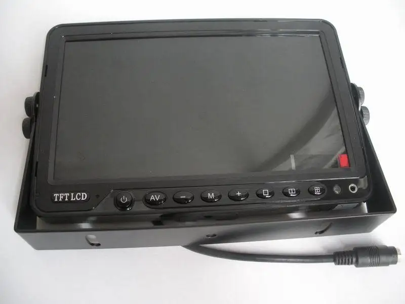 9 дюймов автомобильный TFT lcd монитор заднего вида Обратный монитор парковки набор для езды задним ходом