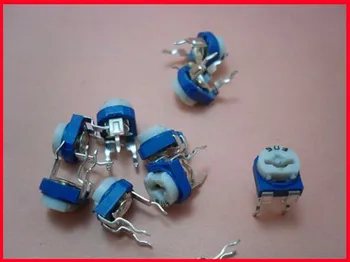 

Free Shipping!!! 10pcs 503 (50K) blue white adjustable resistor / 50K adjustable potentiometer / Electronic Component