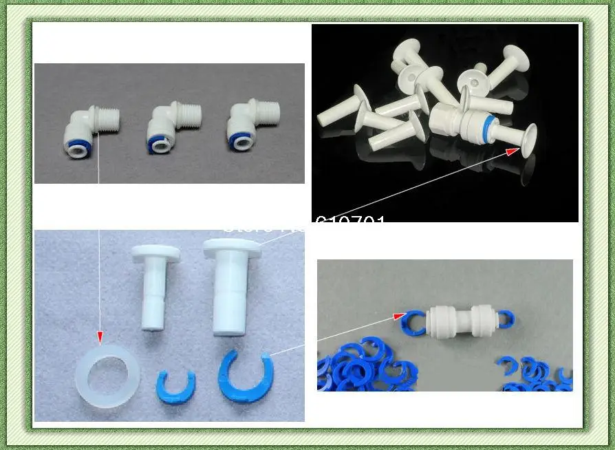 Ro аксессуары для водной системы Быстрый разъем-штекер Силикагель Уплотнения