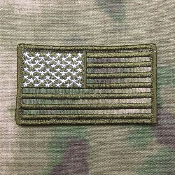 ПВР FG Зеленый DEVGRU NSWDG положительный американский флаг настроение Военная Униформа тактика Вышивка патч Значки b3004