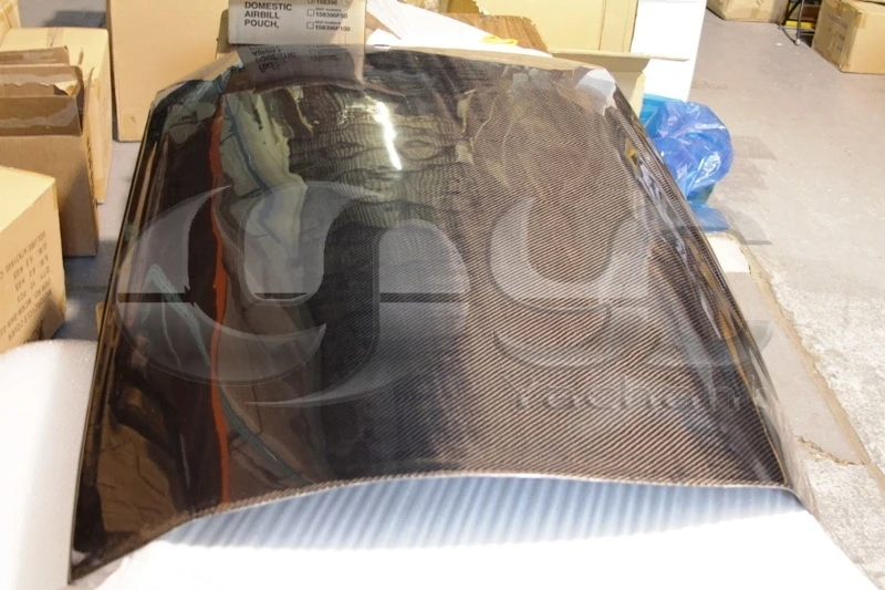 Углеродное волокно покрытие для крыши W/o Sun Shark Fin подходит для 2003-2007 Mitsubishi EVO 8-9