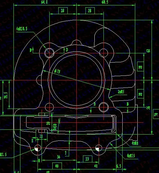 52,4 мм цилиндр поршневых колец Комплект прокладок супер золотистого GY6 125CC Kazuma Jonway ATV Quad Scoote багги