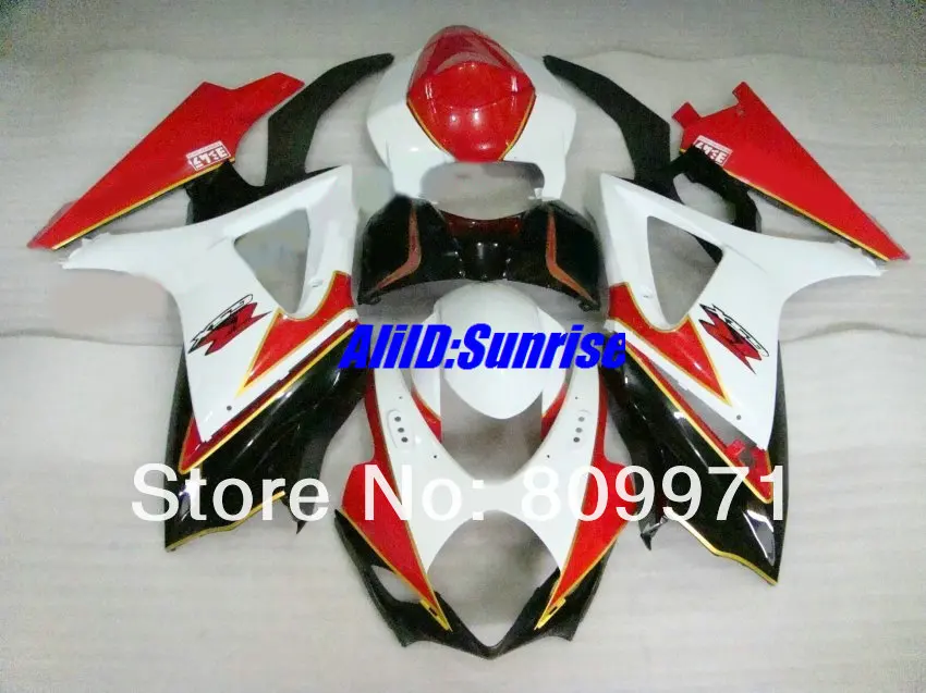 S440 ABS оранжевый серебряный blk полный обтекатель для SUZUKI GSXR1000 2007 2008 GSX-R1000 07 08 GSXR1000 K7 07 08 2007 2008