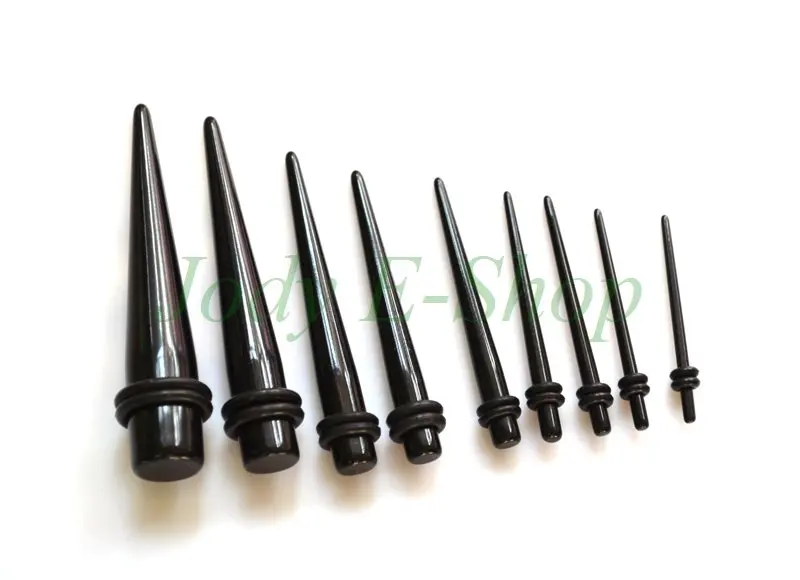 Heisenberg Breaking Bad Logo Flesh Tunnel Ear Piercing Plug Ear Stretching Tapers Kit Set 14g Up To 5 32 G O Rings Black Acrylic Gauges Bulk Free Shipping 10sets Flesh Tunnel Earring