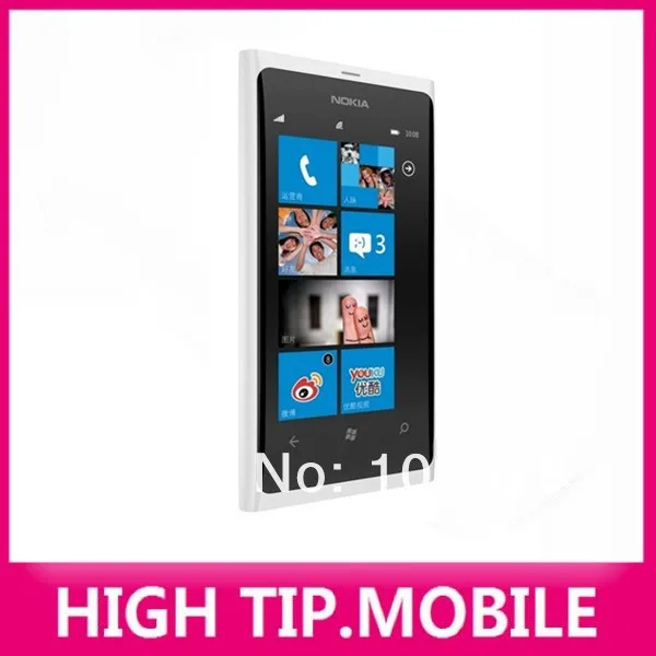 Nokia Lumia 800 Unlocked Original Phone 3G Smartphone 8MP Camera Windows Mobile Phone Free shipping Refurbished second hand iphone