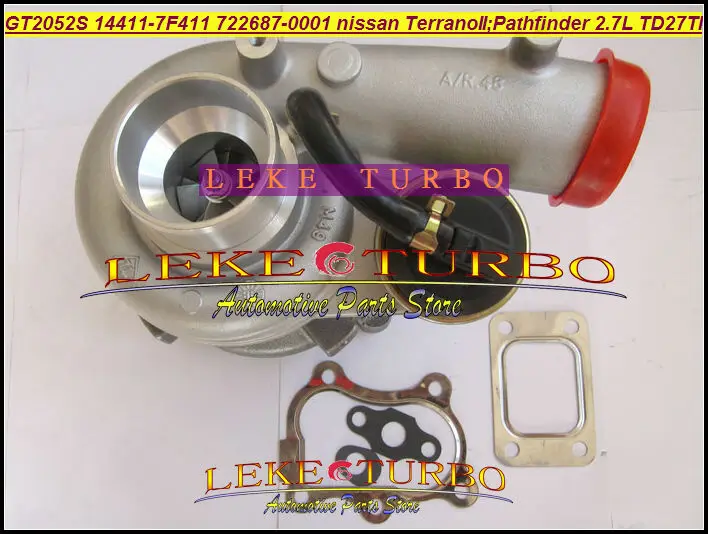 GT2052S 14411-7F411 722687-5001S 722687 turbo Nissan Terrano II 2001 Pathfinder 2.7L 01-05 TD27TI Turbocharger