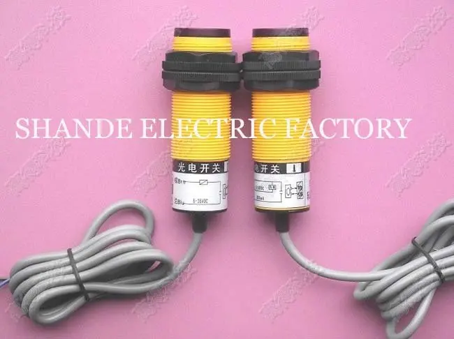 Фотоэлектрический датчик, E3F3-10DN1, силовые Транзисторы NPN, 3-wire НЕТ, диаметр 30 мм, Diact типа, инфракрасный переключатель
