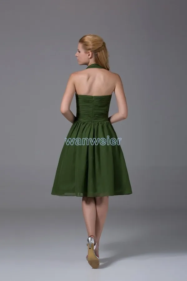 2013 Большой размер невесты горничная платья vestidos платье свадьбы короткие вечерние платья мятно-зеленый невесты платья