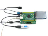EVK407I = STM32 плата STM32F407IGT6 Cortex-M4, с USB HS/FS, Ethernet, NandFlash, JTAG/SWD, USB в UART, с 3,2 '320x240 сенсорным ЖК-дисплеем