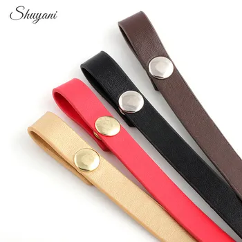 

10PCS!! High Quality 4Colors Wrap Leather Locket Bracelet Jewelry Snap Button Leather Bracelet Bangle for Women/Men
