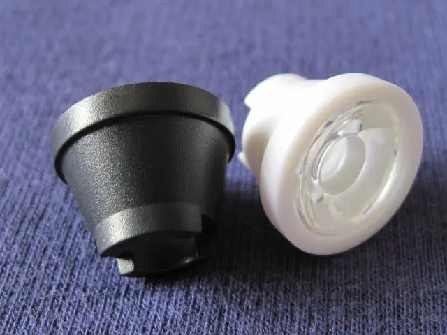 YM-18-15, Free Shipping, Wholesale & Retail, Big Power LED Optical Lens set , PMMA materials, 15 25degree, 18X13mm