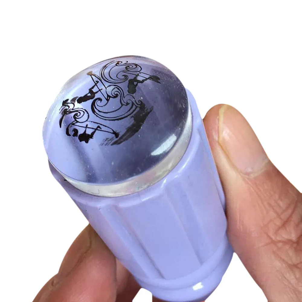 2016 New Design Transparent Nail Art Stamping Stamper ...