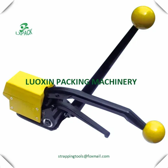 LX-Pack Одноместный Нотч Heavy Duty руководство Сталь обвязки ручной инструмент Сталь обвязки натяжителя Сталь обвязки герметик для 19 -32 мм