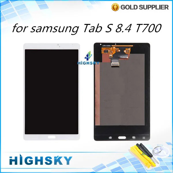 

Display For Samsung Tab S 8.4 T700 lcd screen + touch gigitizer replacement parts 1 piece free shipping
