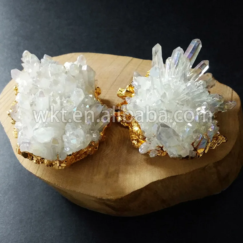 

WT-P608 Large Clear Quartz Cluster pendant Crystal Cluster pendant Quartz Crystal pendant Healing Crystal pendant