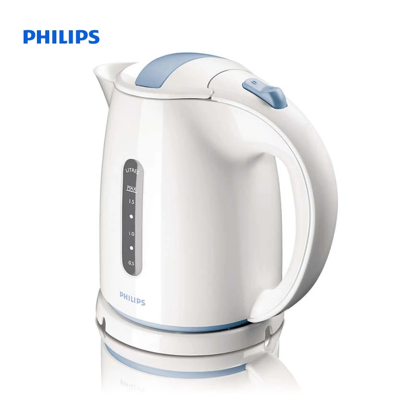 Philips Daily Collection Kettle 1.5 L 2400 W Water level indicator White Hinged lid HD4646/70