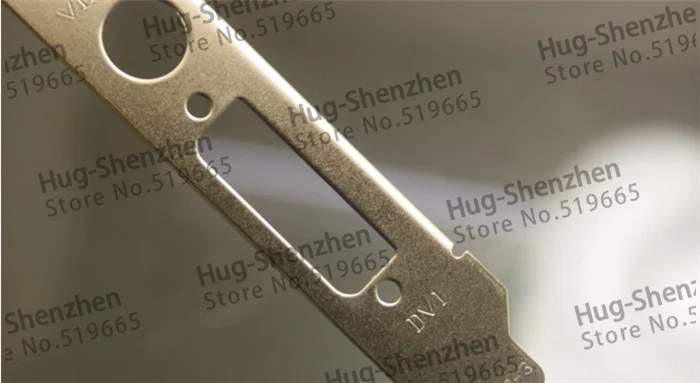 China Computer Chassis PCI Profile Bracket CRT VIDEO DVI 12CM bracket For Graphic Card