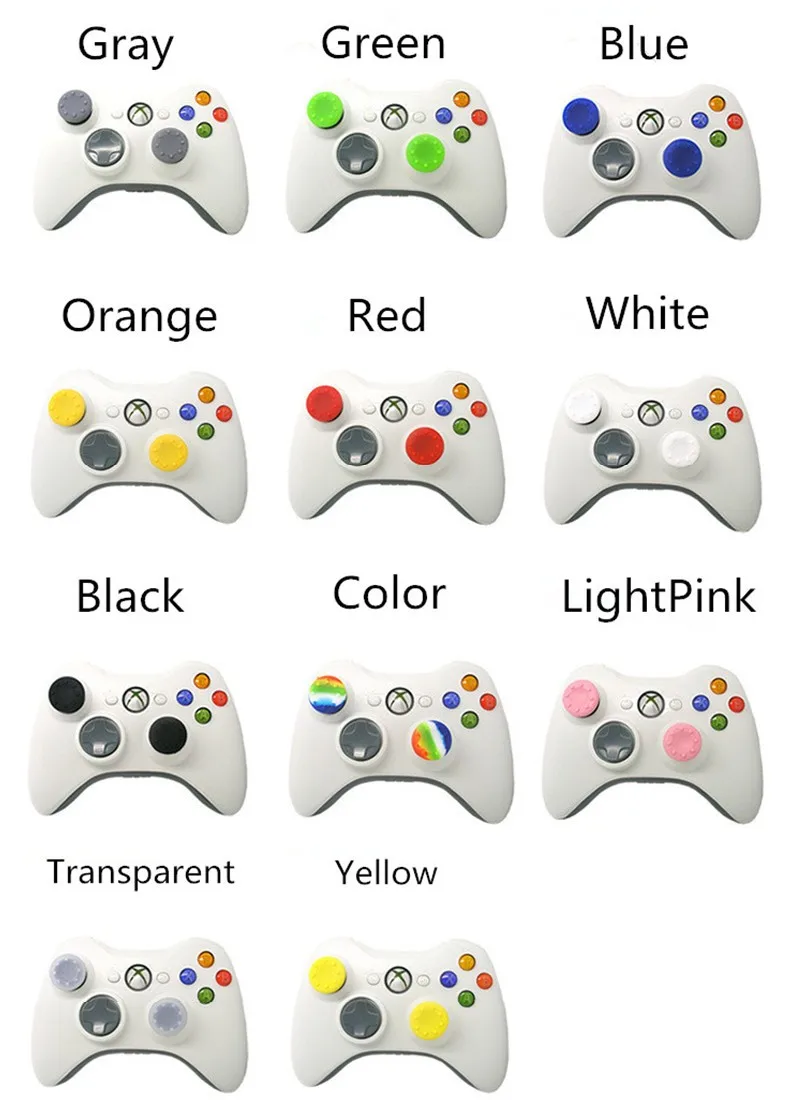 cobertura de joystick para sony playstation xbox alavanca de silicone