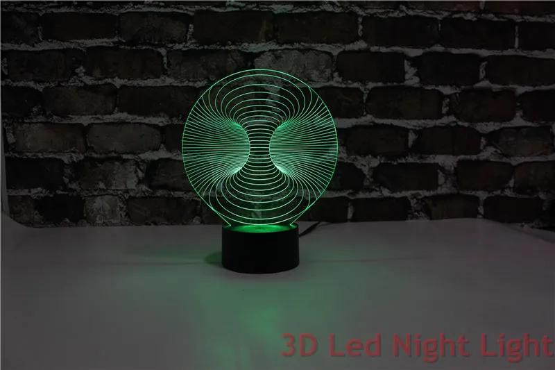 3D LED экзотический вкус ночник для подарок на день рождения с fcc и сертификат ul YJM-2913