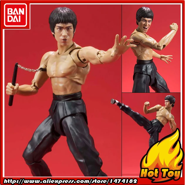 100% Оригинальные Bandai Tamashii Наций SHFiguarts (СВЧ) фигурку-Bruce Lee