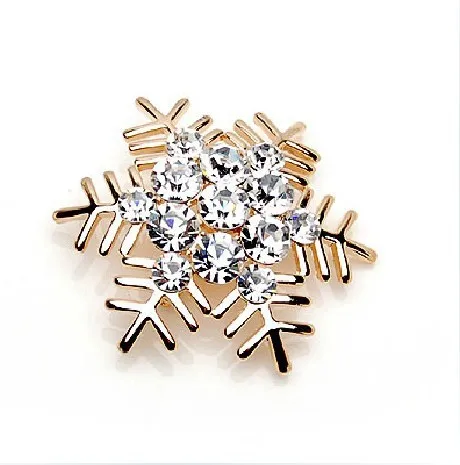 2 дюймов Украшенные стразами Diamante Броши «Снежинка» для женщин Пром подарок шпильки
