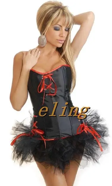 Оптовая продажа, женское сексуальное атласное белье, кружевной корсет с баской, отдельная пачка s-xl bl1614